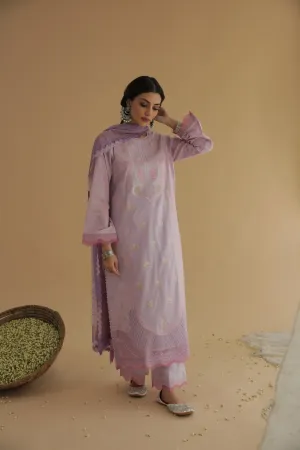 Aabyaan by Qalamkar Aarzu Luxury Lawn Collection  – UNZE (AA-02)