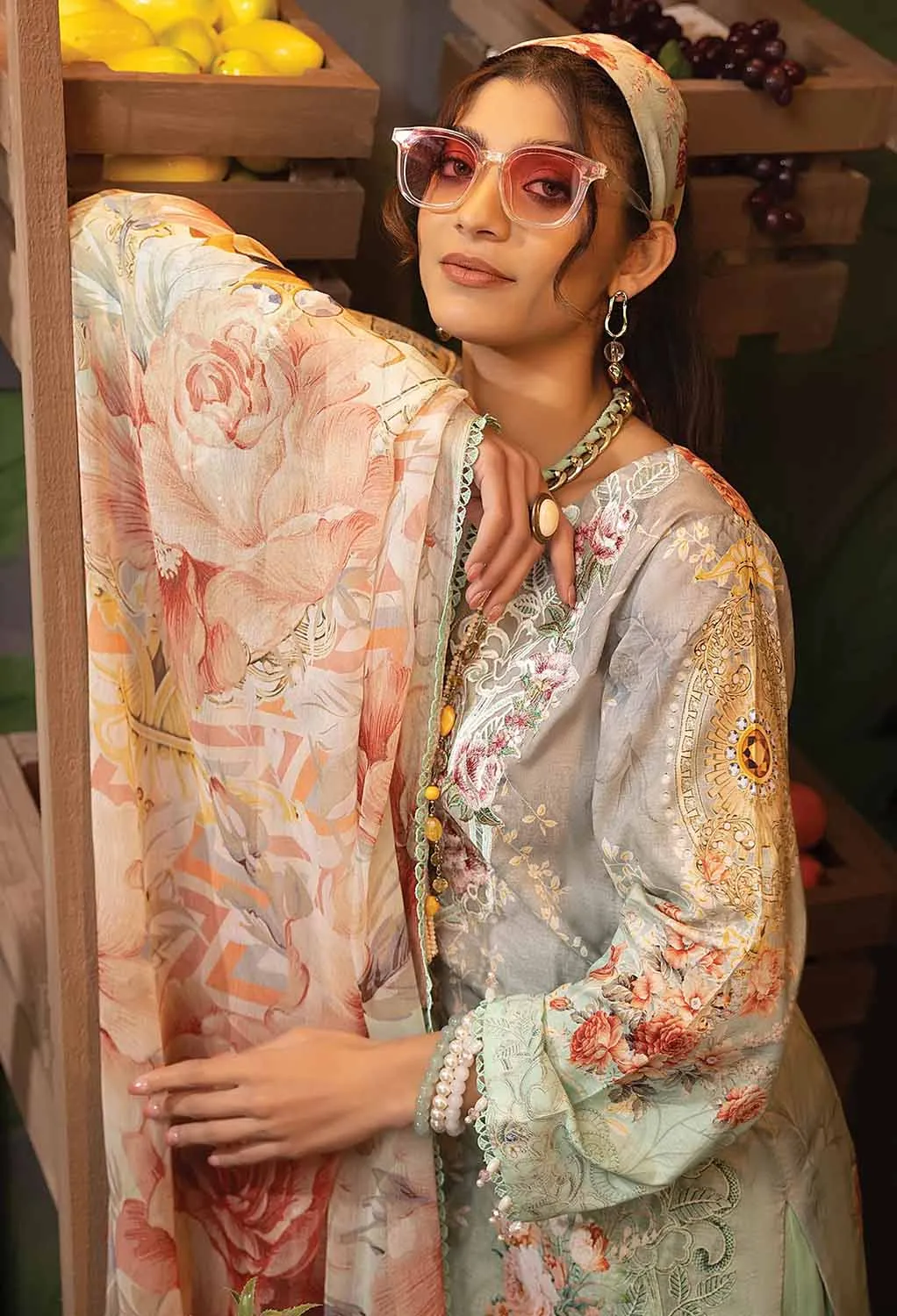 Adan's Libas Summer Fantasy Lawn Unstitched Pakistani Suits