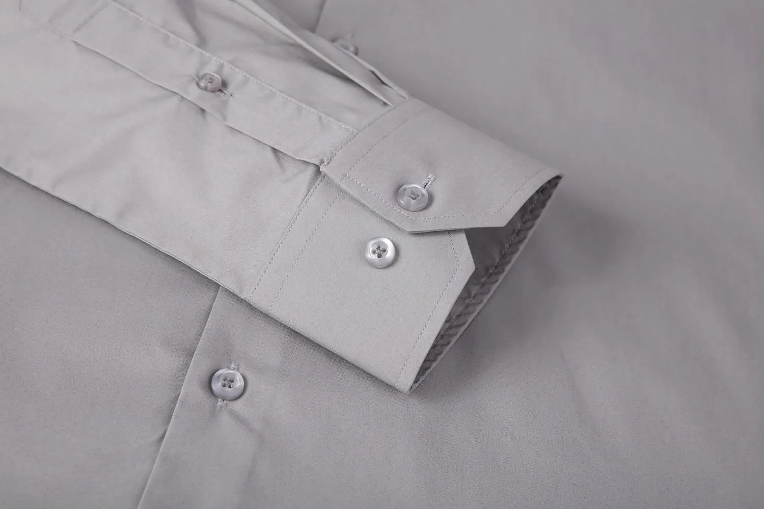 Alex Vando Mens Dress Shirt Easy Care Slim Fit Long Sleeve Cotton Stretch Button Down Shirt