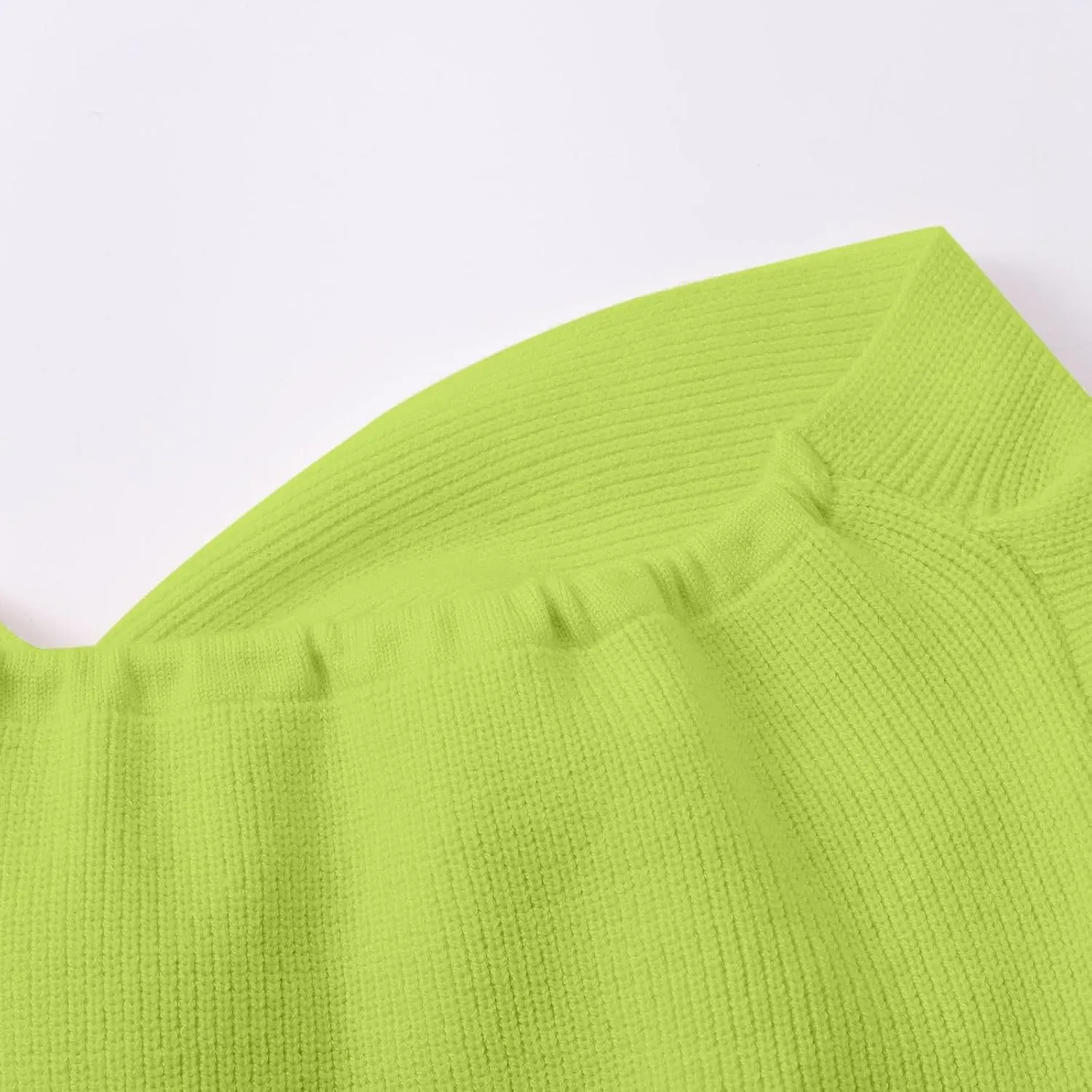 Casual Summer Dresses for Women 2025,Sexy Twist Knot Front Ribbed Knit Bodycon Bandeau Tube Dress Solid Strapless Dress