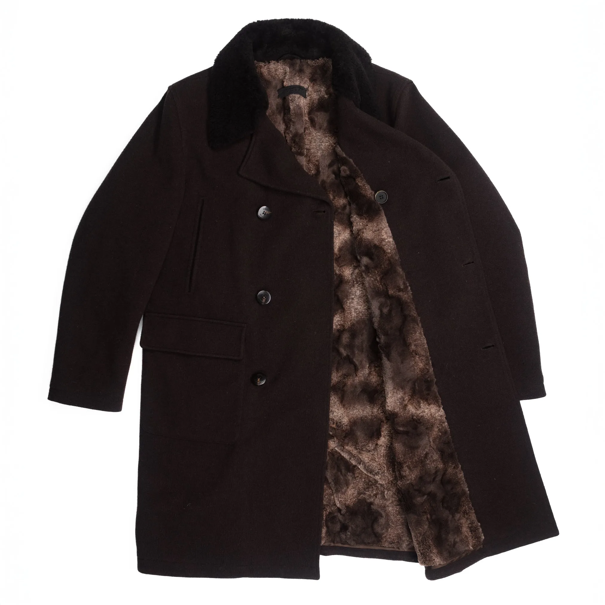 Double Breasted Packer Coat - L