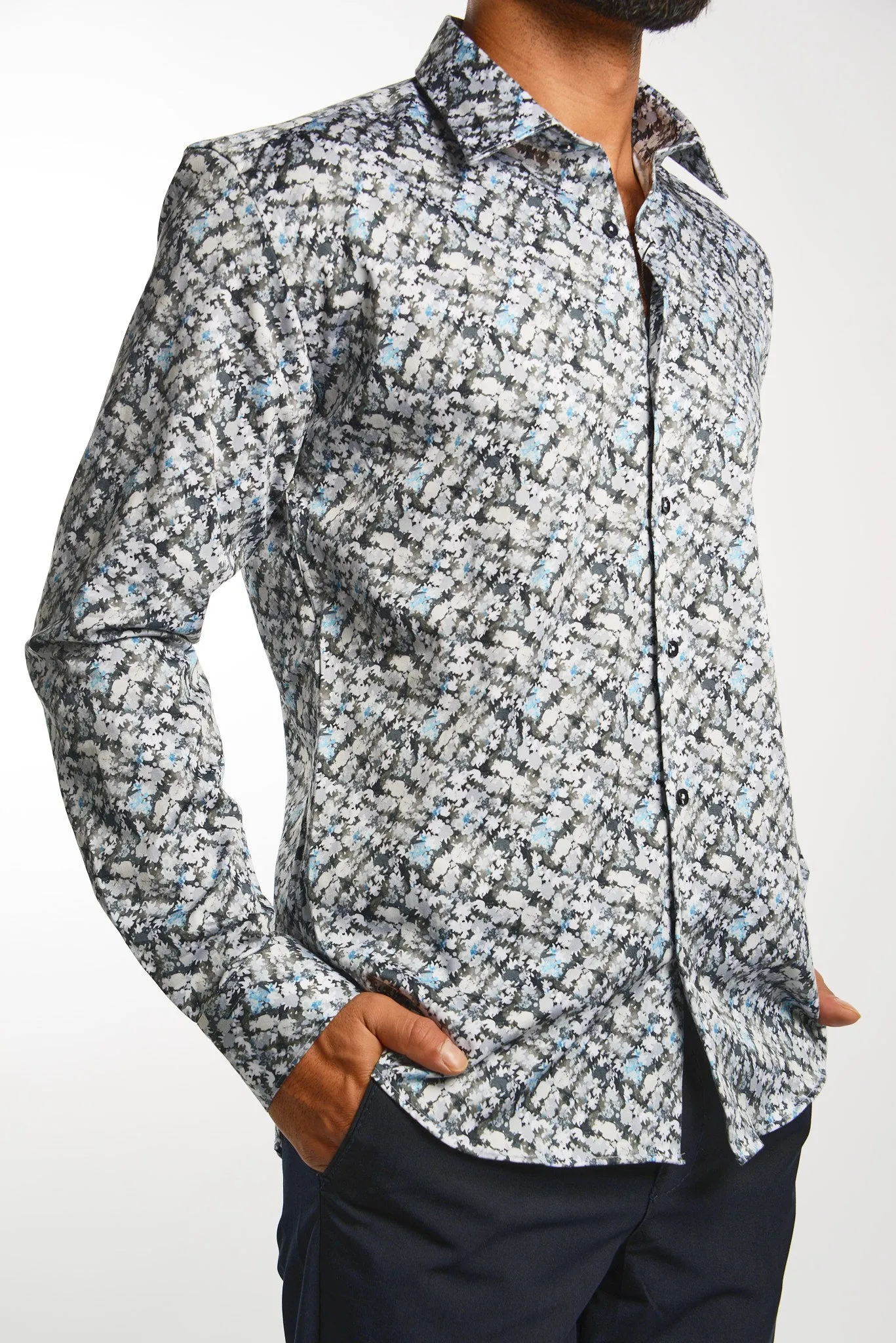 EURO SATEEN LS SPORT SHIRT