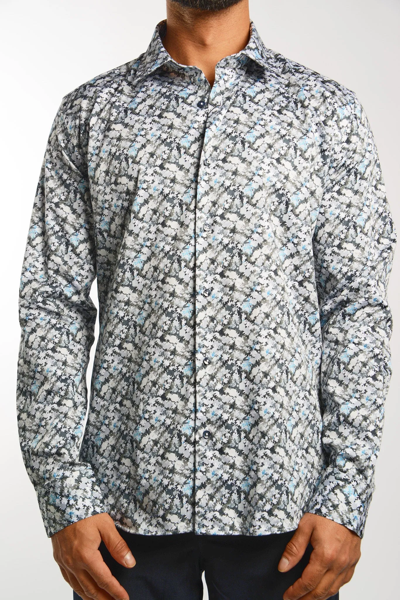 EURO SATEEN LS SPORT SHIRT