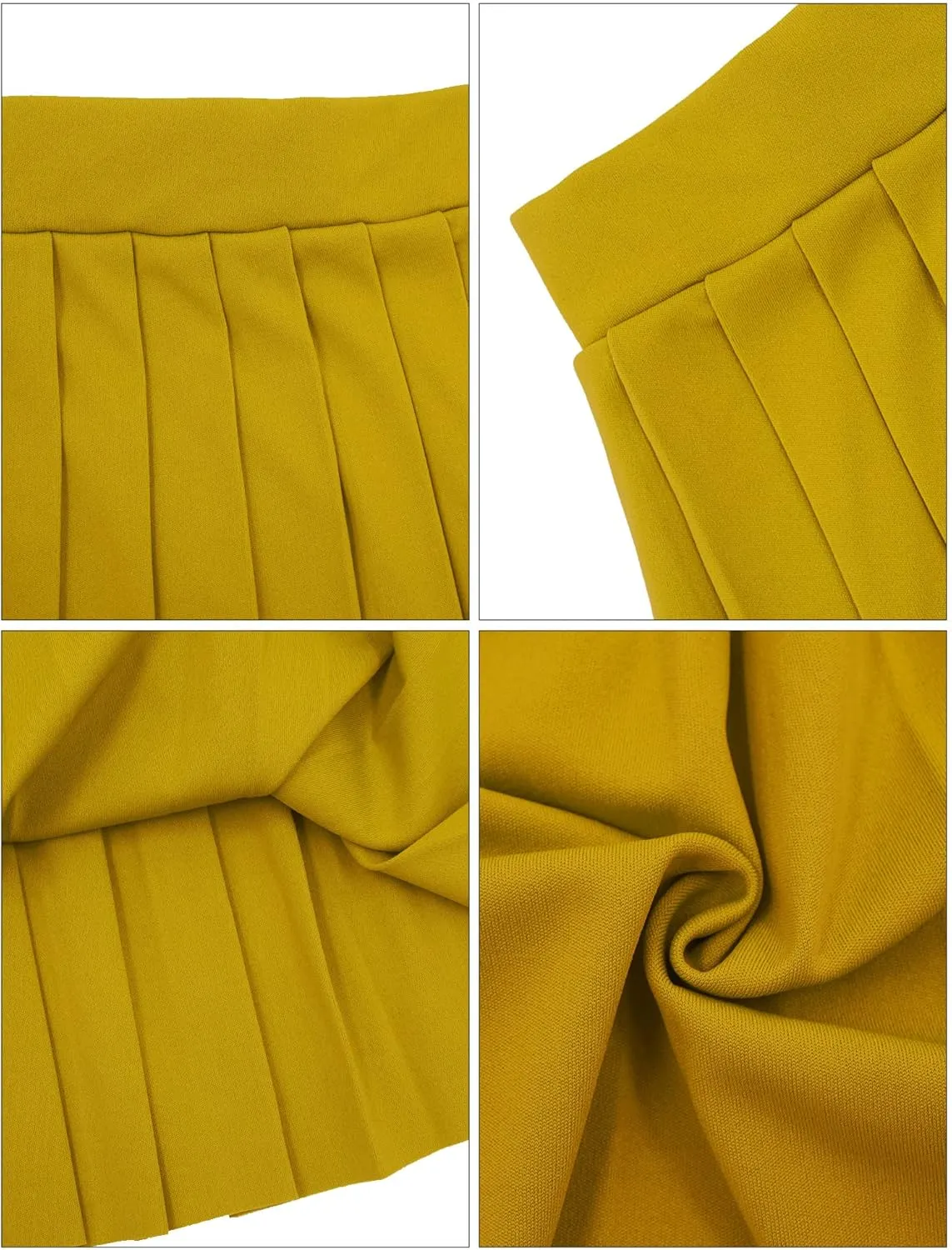 FEOYA Pleated Mini Skirts for Women High Waist Y2K Skirt Short Tennis Skirt A Line Skater Skirts
