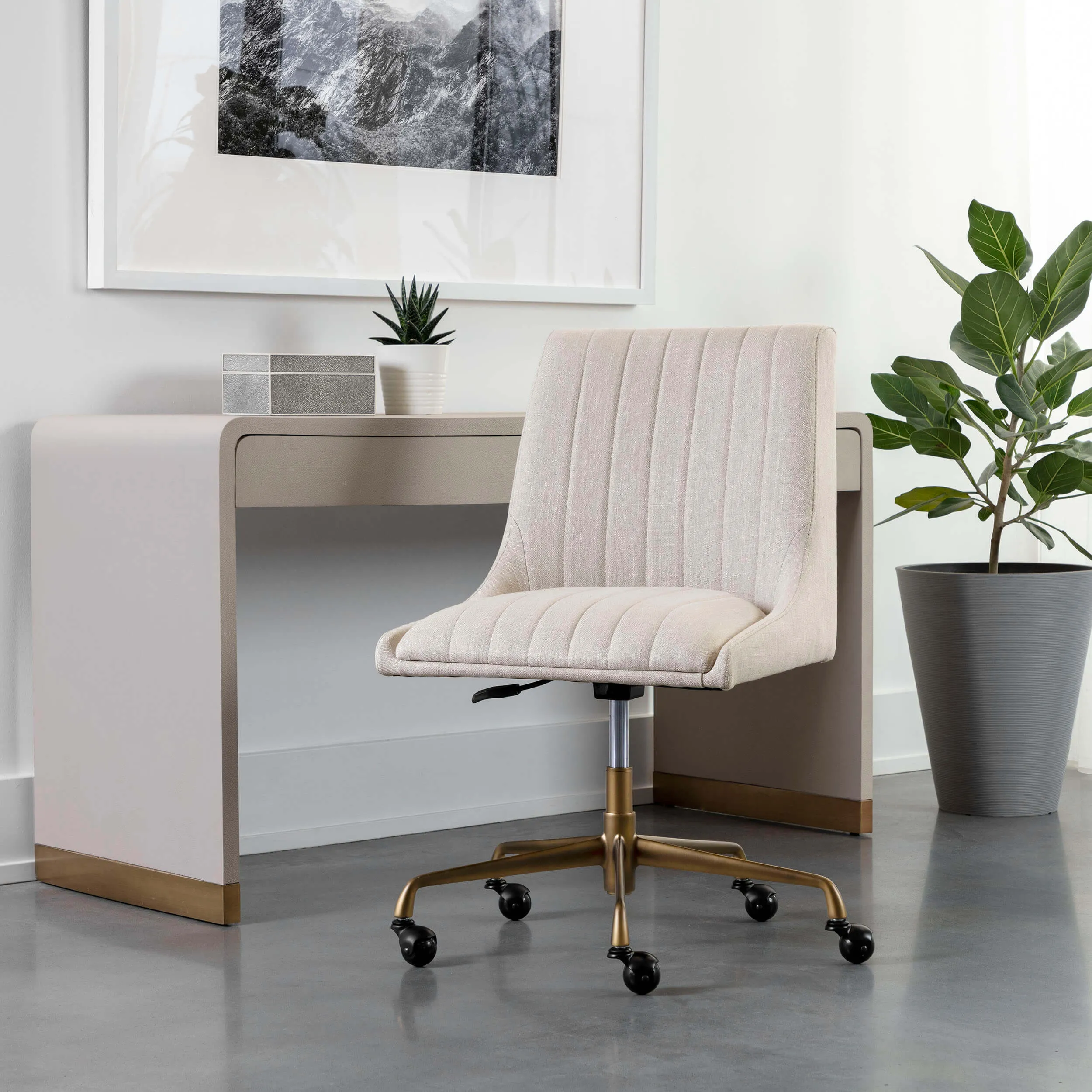 Halden Office Chair, Beige
