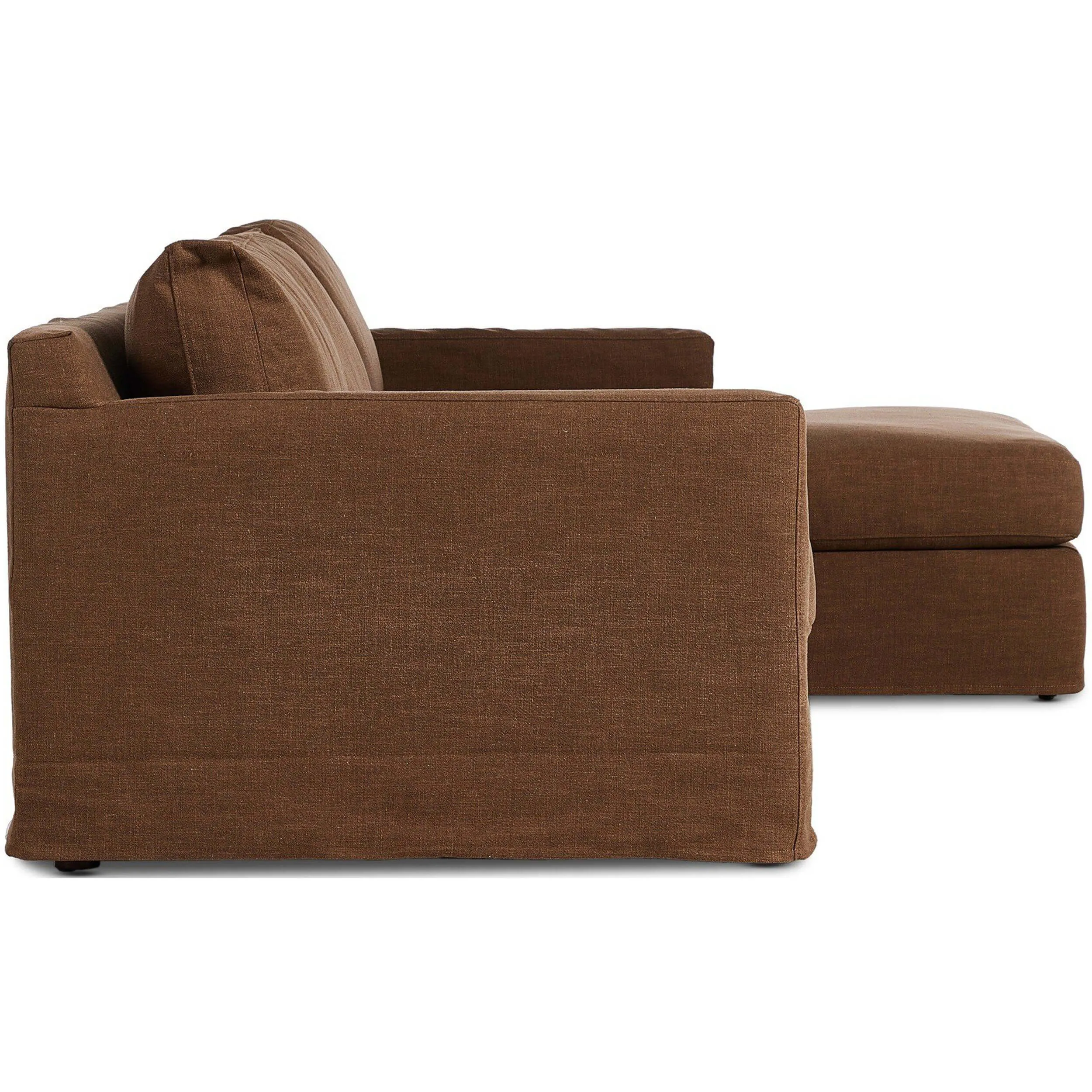 Hampton 2 Piece Slipcover Sectional, Antwerp Cafe