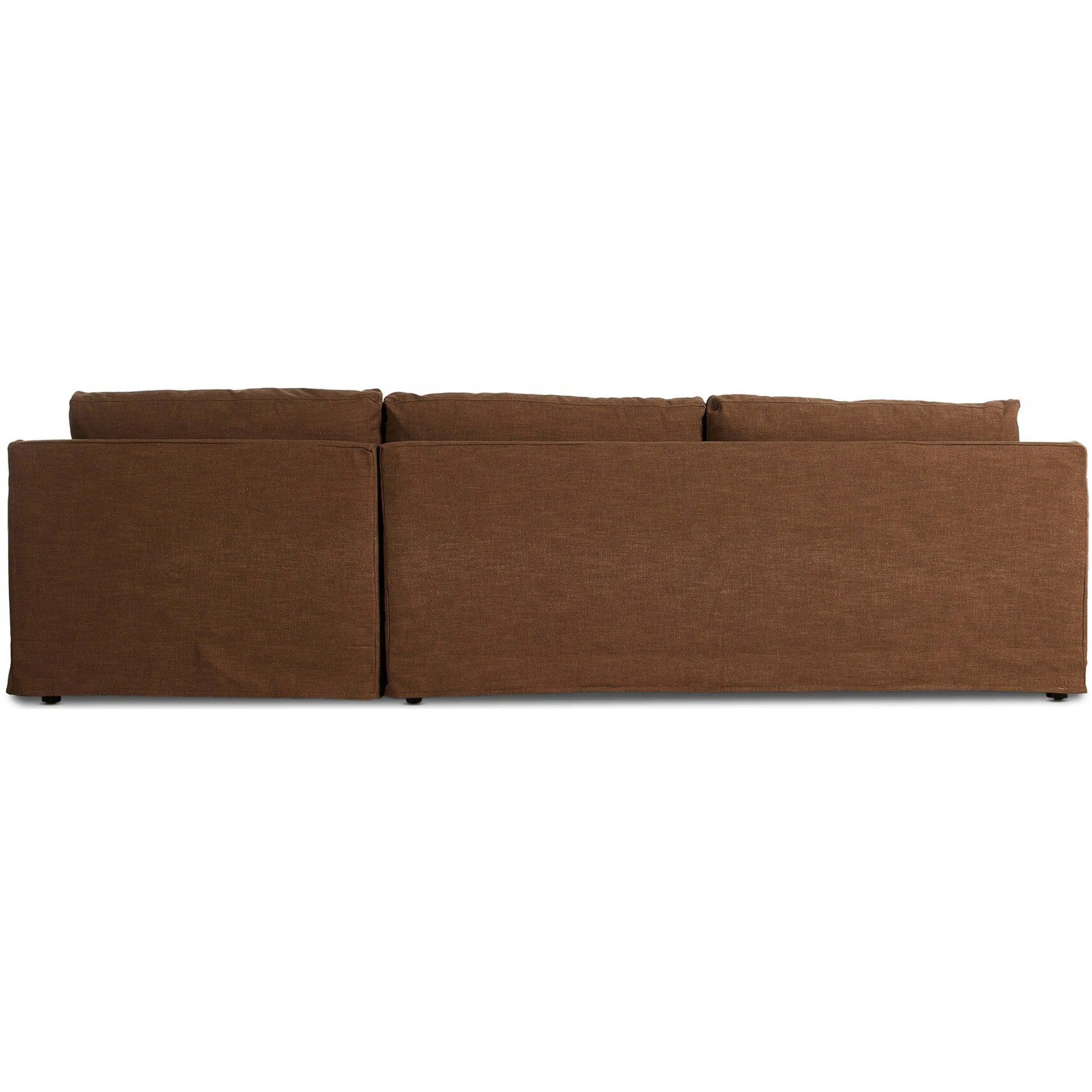 Hampton 2 Piece Slipcover Sectional, Antwerp Cafe
