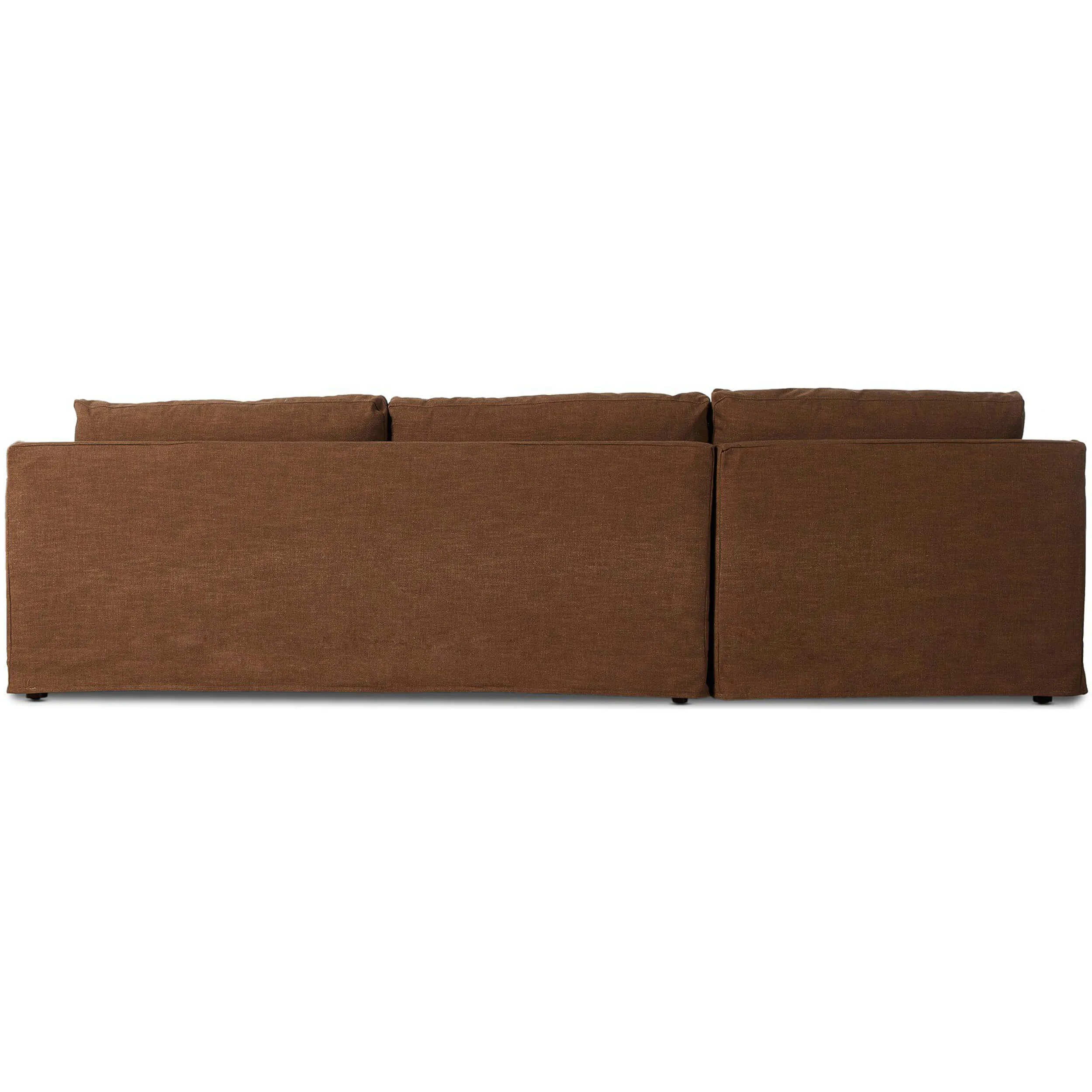 Hampton 2 Piece Slipcover Sectional, Antwerp Cafe