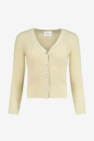 Lima Cardigan Ivory White