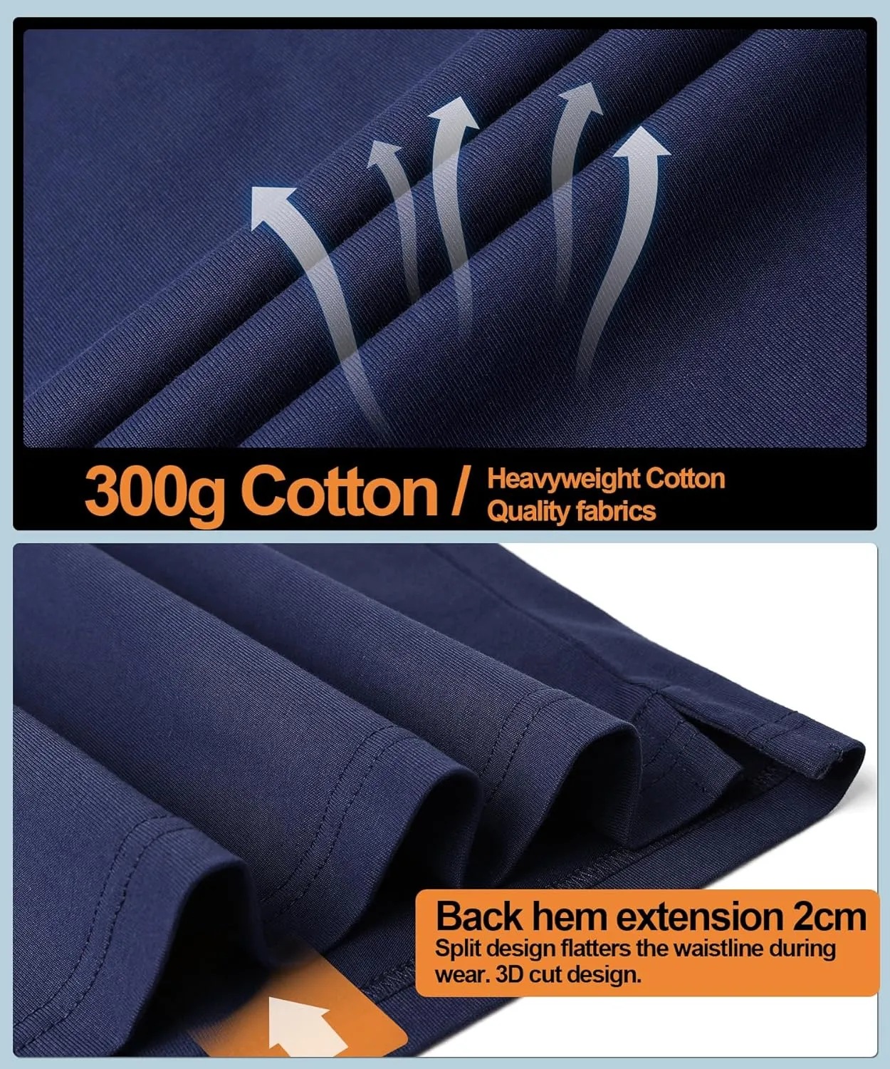 Mens Short Sleeve Polo Shirt Cotton Golf T-Shirt Work Shirts with 2 Pockets