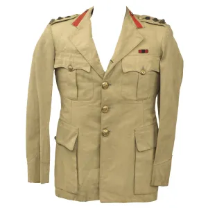 Original British Pre-WWII Brigadier General Tropical Service Uniform Jacket