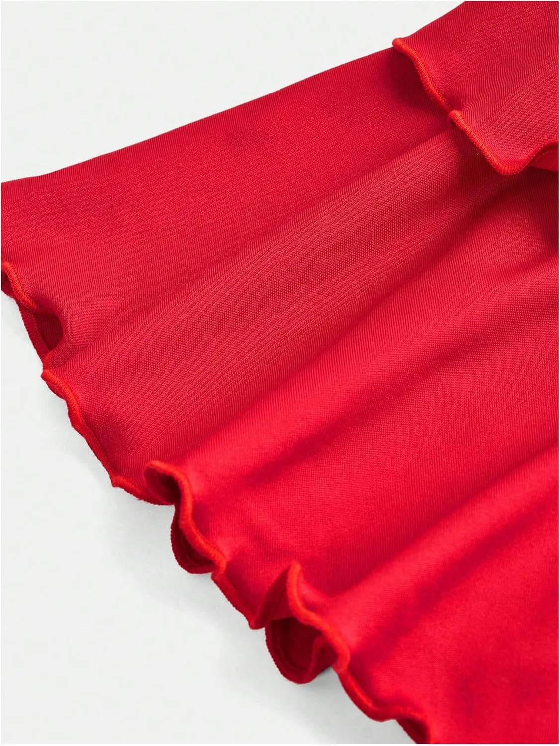 SOLY HUX Girl's Summer Mini Skirts High Waisted Ruffle Layered Skirts Swing Flowy Skater Tennis Skirt