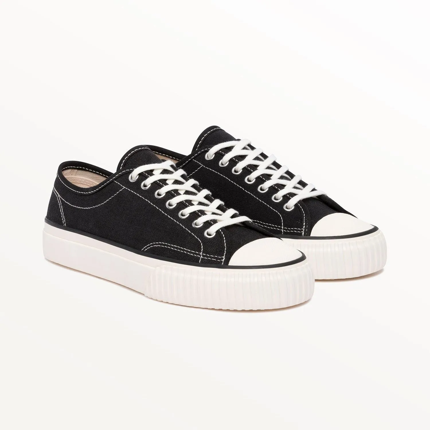 Straat Hemp Black/White