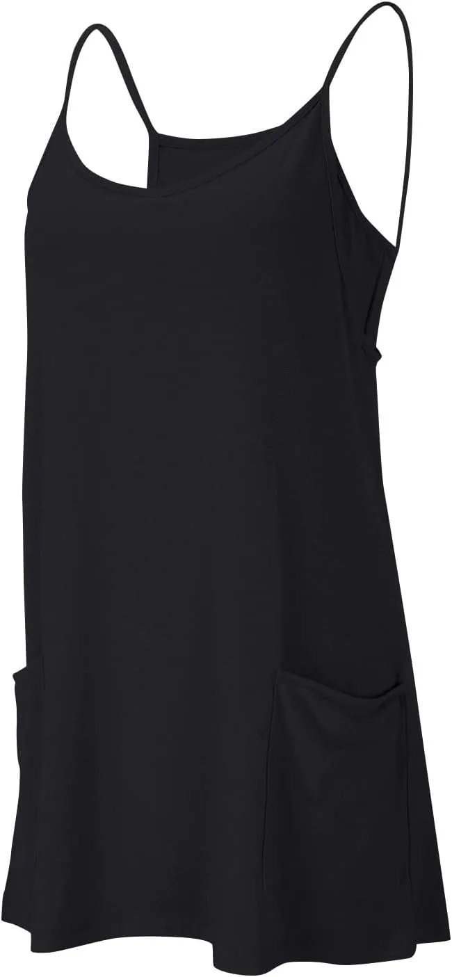 Summer Plus Size Dresses Romper for Women, Sleeveless V Ncek Spaghetti Strap Mini Tulle Dress Women Built in Shorts