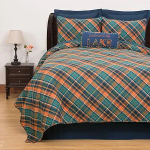 Troy Plaid Quilt Set
