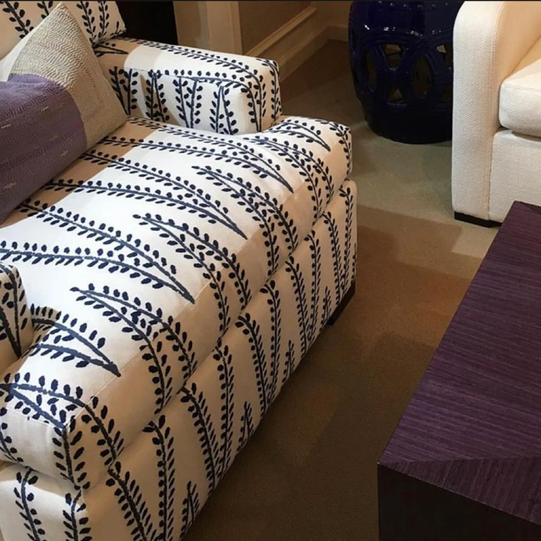 Willow Fabric Indigo