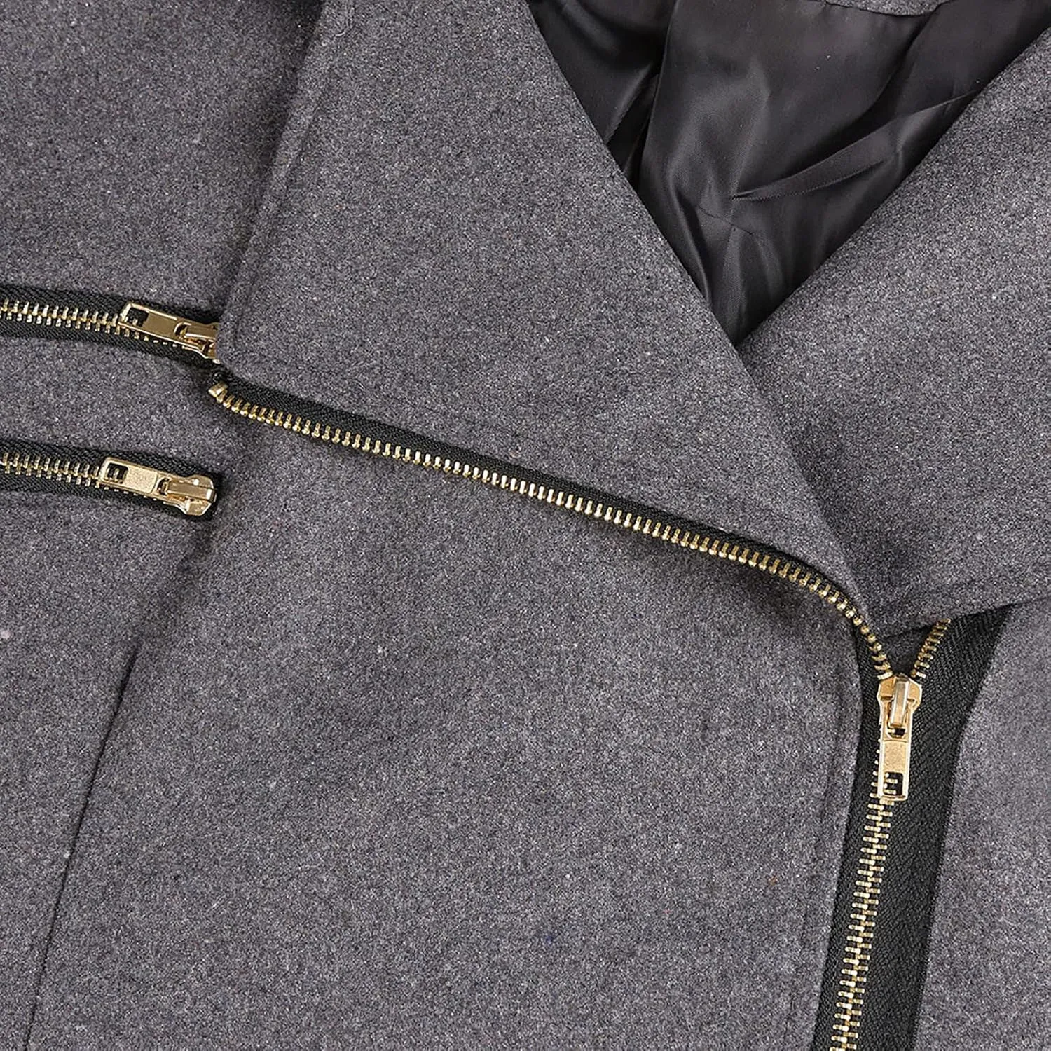 Winter Trench Coat Women Lapel Double Breasted Wool Blend Pea Coats Fashion Plaid Hooded Long Jacket with Belted